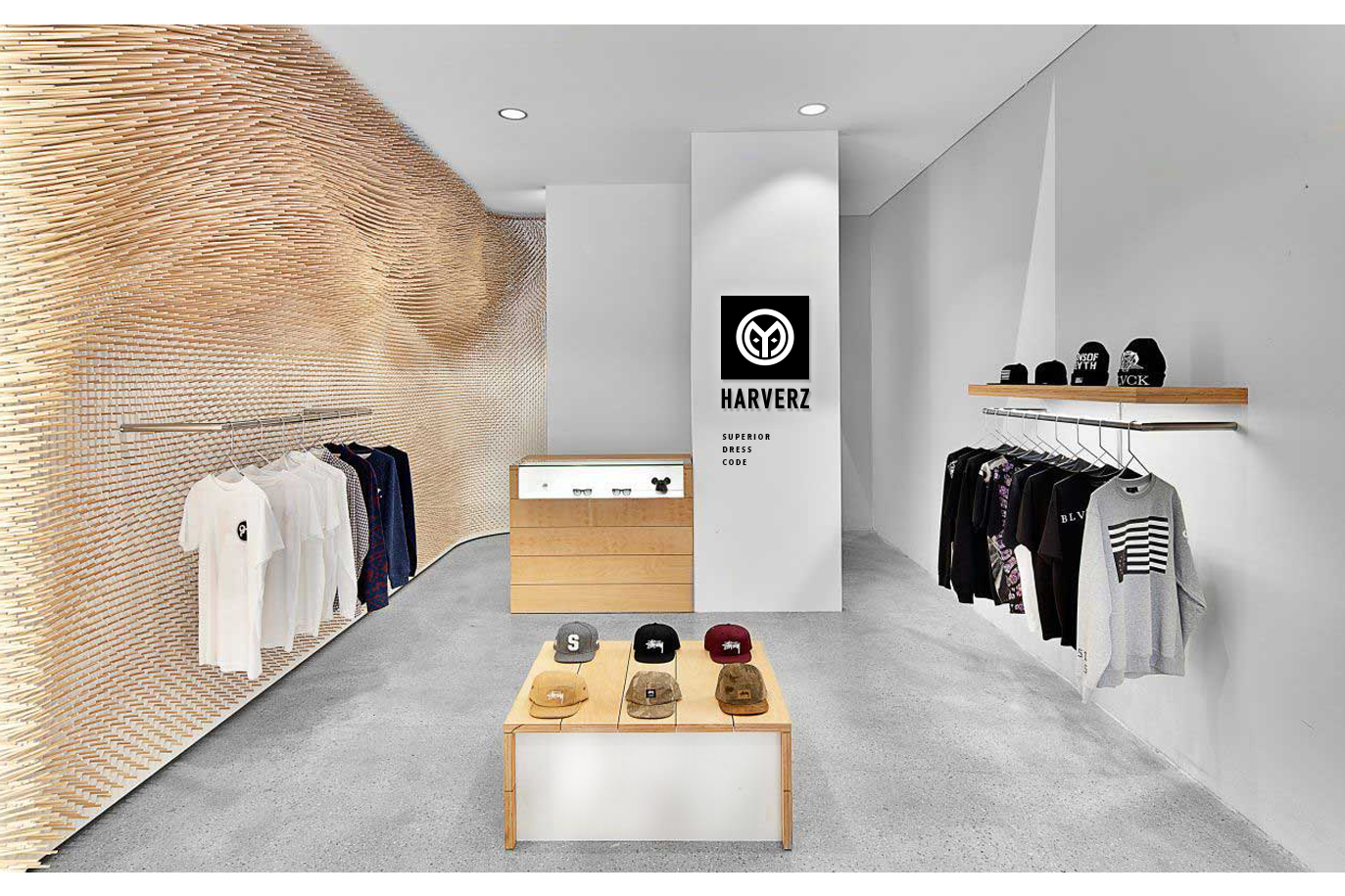 Harverz store layout